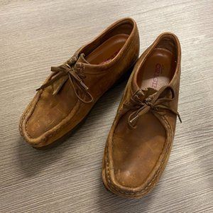Clarks Originals brown leather Wallabees